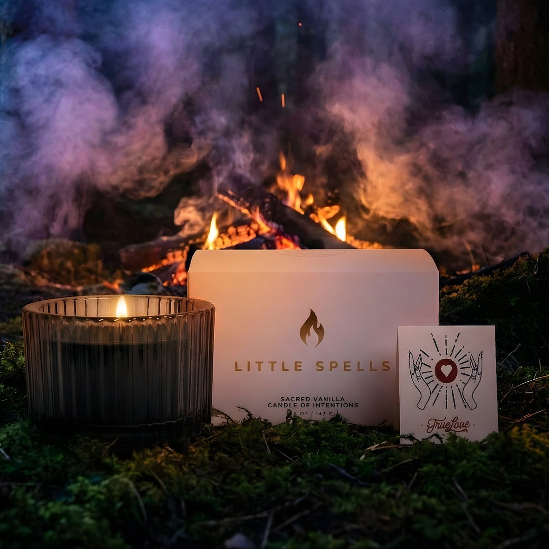 CANDLE OF INTENTIONS - SACRED VANILLA